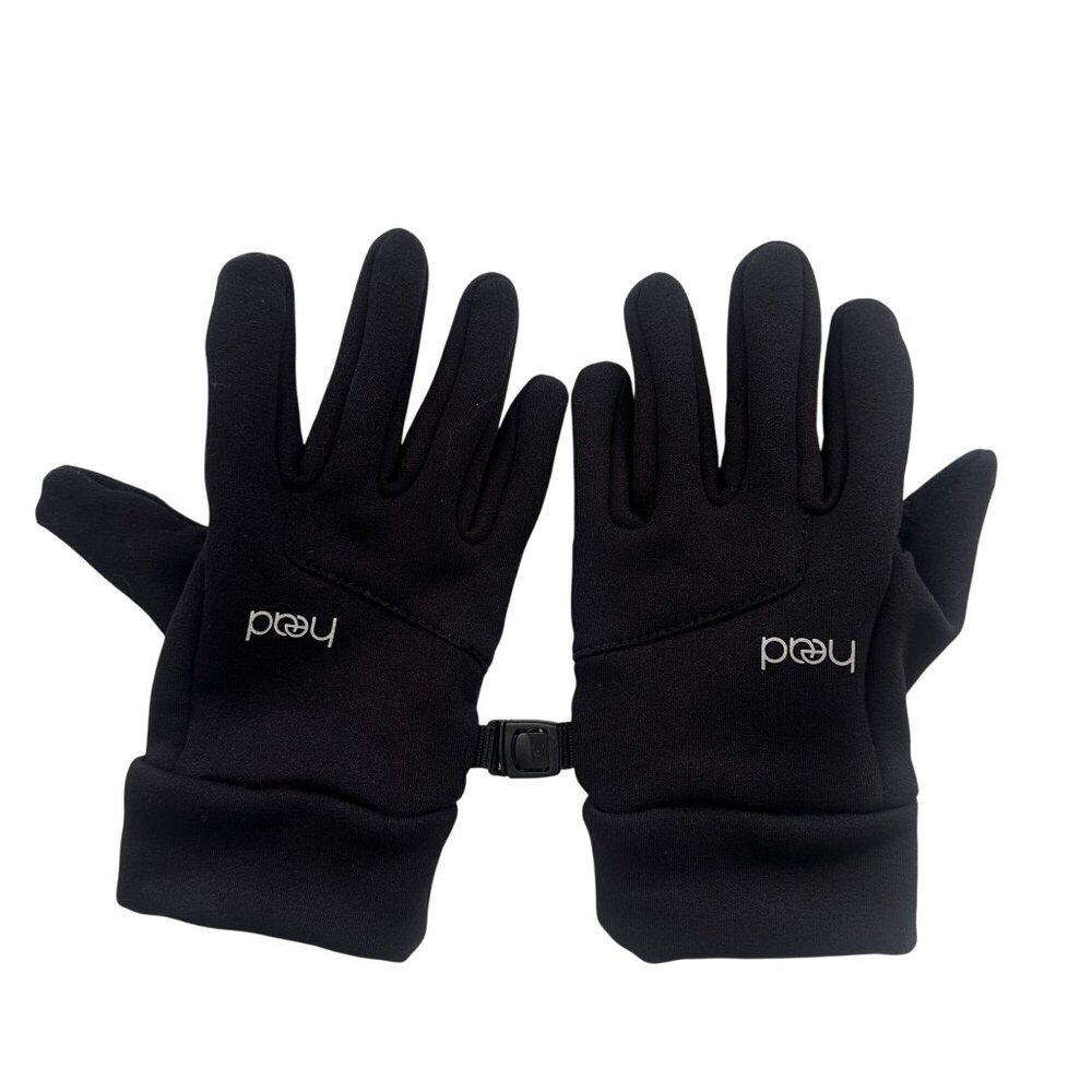 HEAD Kids’ Touchscreen Gloves - BLACK Heather Medium winter layer